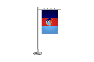 Standing flag of the armed forces flag