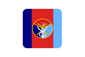 Armed forces flag square shape flag