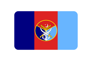 Armed Forces Flag Rounded Rectangle Vector flag