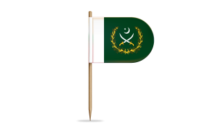 Chief of the Army Staff Flag for Desk, Table flag