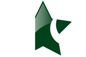 Naval Ensign Flag Star Icon flag