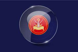 Coast Guards Flag Glossy Round Button flag