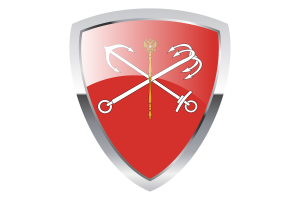 Bandiera Scudo di San Pietroburgo flag