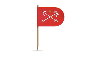 Bandiera di San Pietroburgo per Scrivania, Tavolo flag