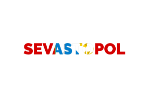 Sevastopol Text Art flag