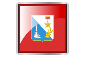 Sevastopol Flag Square icon flag