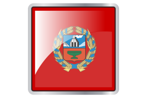 Altai Krai Flag Square icon flag