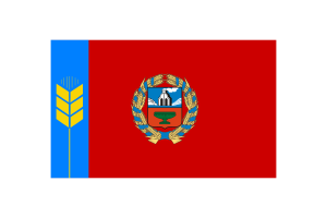 Altai Krai Flag Vector Illustration flag