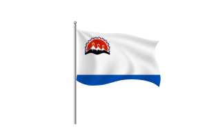 Kamchatka Krai Flag Clipart flag