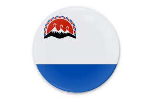Kamchatka Krai Flag Vector Art flag