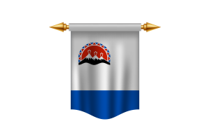 Kamchatka Krai Flag Royal Banner flag