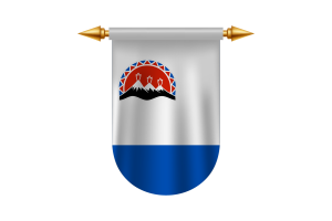 Kamchatka Krai Flag Emblem Vector Images flag