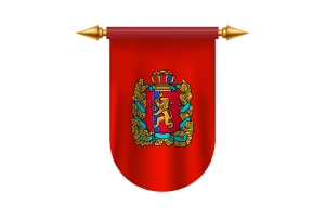 Krasnoyarsk Krai Flag Emblem Vector Images flag