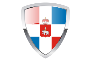 Bandiera Scudo del Territorio di Perm flag