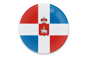 Arte Vettoriale della Bandiera del Territorio di Perm flag