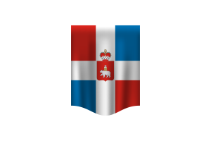 Striscione della Bandiera del Territorio di Perm flag