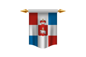 Stendardo Reale della Bandiera del Territorio di Perm flag