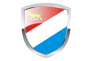 National Flag of Primorsky Krai Clipart flag