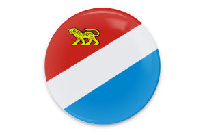 Primorsky Krai Flag Vector Art flag