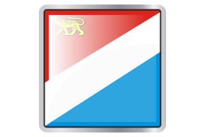 Primorsky Krai Flag Square icon flag