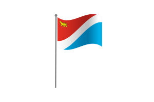 Waving Flag of Primorsky Krai flag