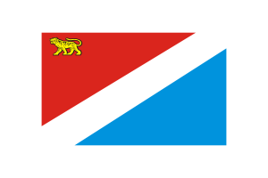 Primorsky Krai Flag Vector Illustration flag