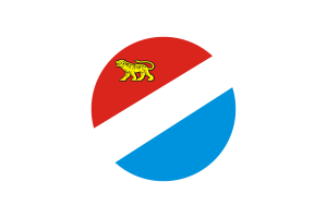 Primorsky Krai Flag Circle Vector Free flag