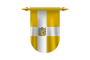 Imagens Vetoriais do Emblema da Bandeira do Território de Stavropol flag