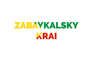 Zabaykalsky Krai Text Art flag
