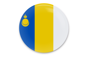 Agin Buryatia Flag Vector Art flag