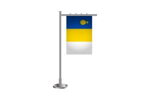 Agin Buryatia Standing Flag flag
