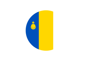 Agin Buryatia Flag Circle Vector Free flag