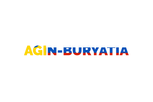 Agin Buryat Okrug Text Art flag