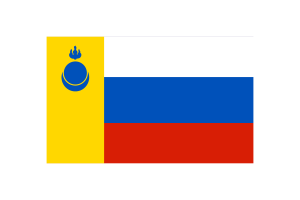 Agin Buryat Okrug Flag Vector Illustration flag