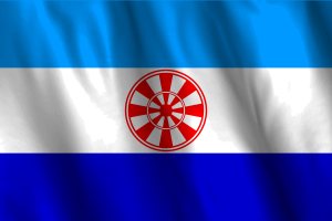Bandiera Nazionale di Evenkia flag