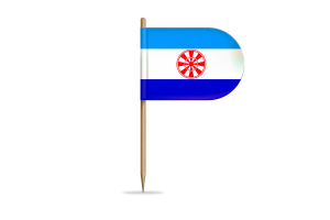 Bandiera di Evenkia per scrivania, tavolo flag