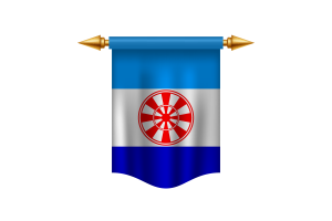 Stendardo reale della bandiera di Evenkia flag