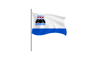 Kamchatka Peninsula Flag Clipart flag