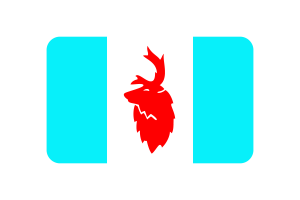 Koryak Okrug Flag Rounded Rectangle Vector Illustration flag