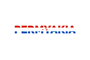 Permyakia Text Art flag