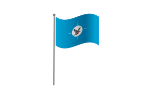 Bandiera sventolante di Taymyr flag