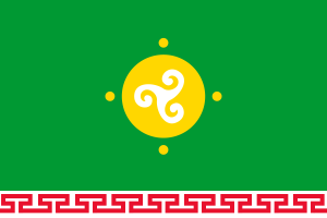 Flag of Ust Orda Buryat flag