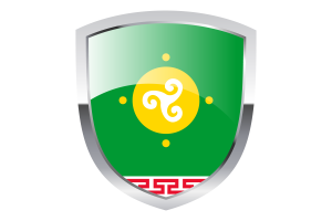 National Flag of Ust Orda Buryat Clipart flag