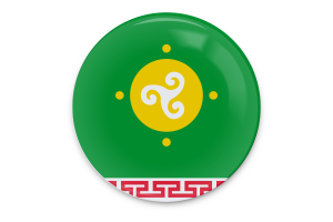 Ust Orda Buryat Flag Vector Art flag