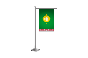 Ust Orda Buryat Standing Flag flag
