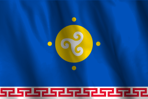 National Flag of Ust-Orda Buryat Autonomous Okrug flag