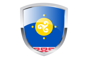 National Flag of Ust-Orda Buryat Autonomous Okrug Clipart flag