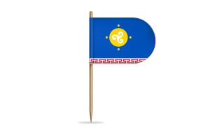 Ust-Orda Buryat Autonomous Okrug Flag for Desk, Table flag