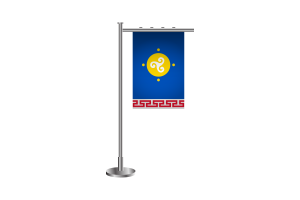 Ust-Orda Buryat Autonomous Okrug Standing Flag flag