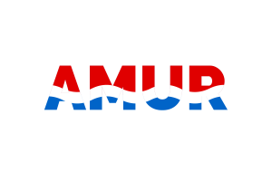 Amur Oblast Text Art flag